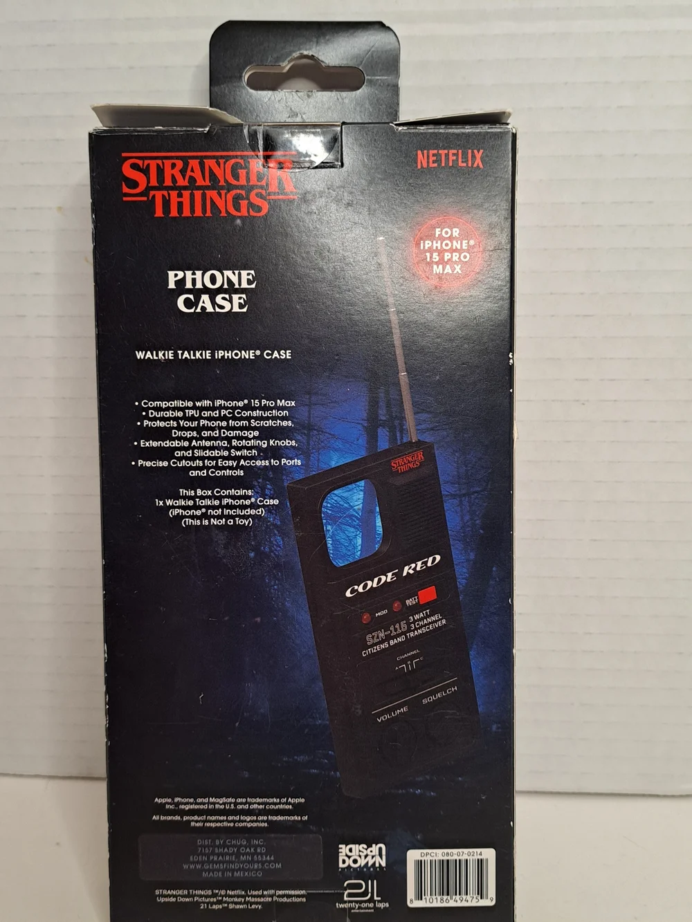 Stranger Things - Walkie-Talkie Phone Case For Apple iPhone 15 Pro Max